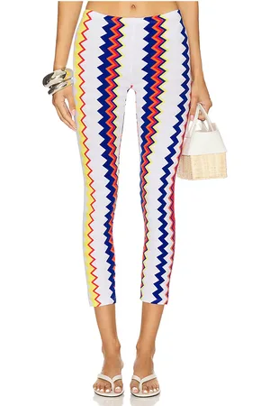 Missoni Legging in Red White Blue & Beige