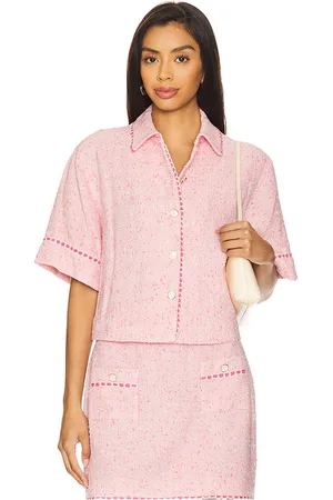 Simkhai Khloe Short Sleeve Button Down in