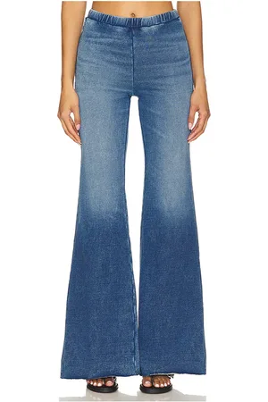 GOOD AMERICAN Jeanius Pull On Flare Legging in