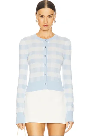 For Love & Lemons Gingham Knit Cardigan in