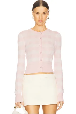 For Love & Lemons Gingham Knit Cardigan in