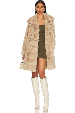 Adrienne Landau X REVOLVE Faux Fur Long Coat in