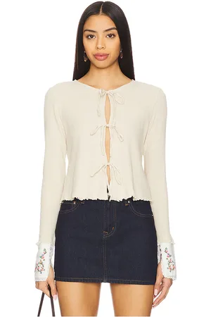 Free People X REVOLVE Dipped In Floral Cardi in