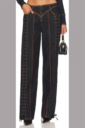 Lioness Daydream Tie Up Jeans in