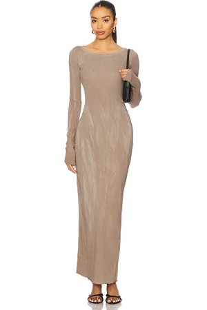 Cotton Citizen Marbella Long Sleeve Maxi Dress in