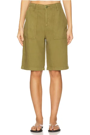 GOOD AMERICAN Lite Linen Bermuda Short in