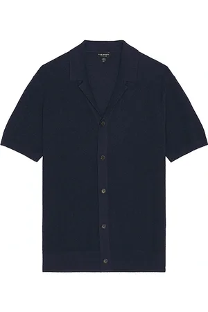 CLUB MONACO Boucle Camp Collar Shirt in