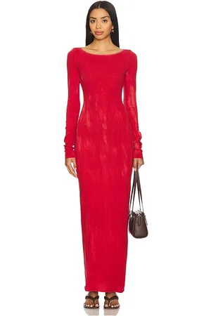 Cotton Citizen Marbella Long Sleeve Maxi Dress in