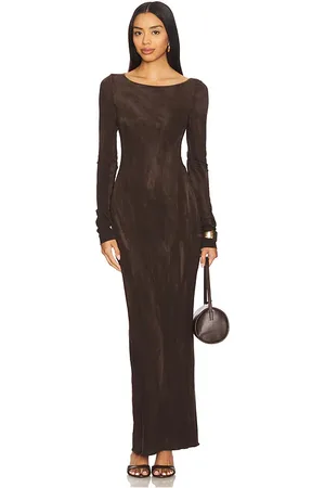 Cotton Citizen Marbella Long Sleeve Maxi Dress in