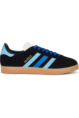 adidas Gazelle in Core Black Blue & Light Blue