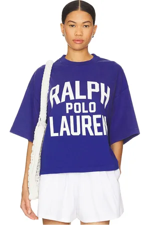 Ralph Lauren Jersey Knit Crew Neck Top in