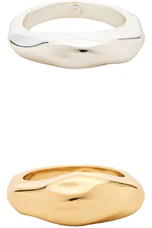 Ettika Melted Muse Ring Set in