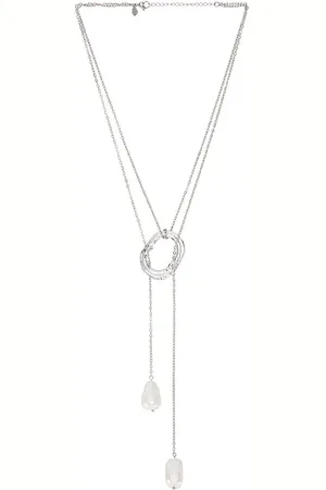 petit moments Solar Lariat Necklace in