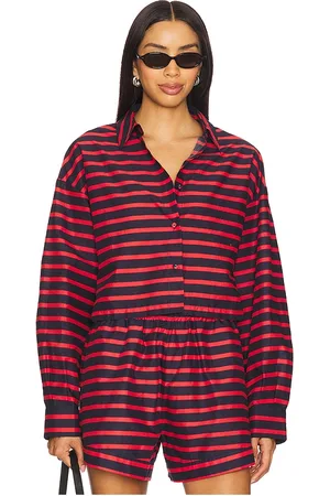 WeWoreWhat Cropped Button Down in