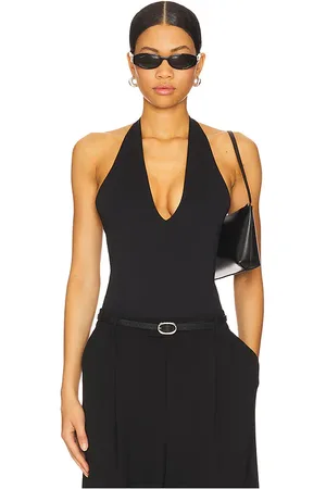 GOOD AMERICAN Scuba Halter Bodysuit in
