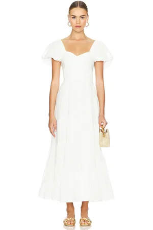 Free People Short Sleeve Sundrenched Maxi Dress in