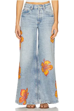 Free People Palisades Wide Leg Pant in