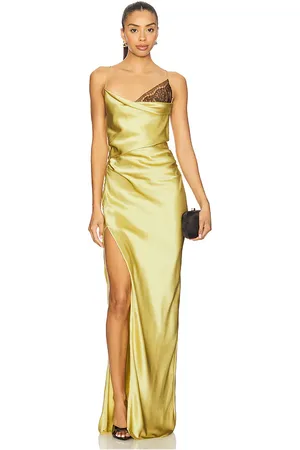 The Sei Lace Inset Cowl Gown in