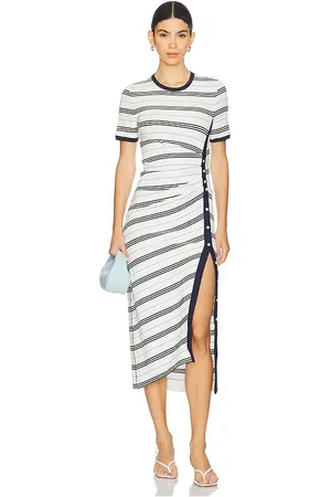 Simkhai Shanna Short Sleeve Midi Dress in