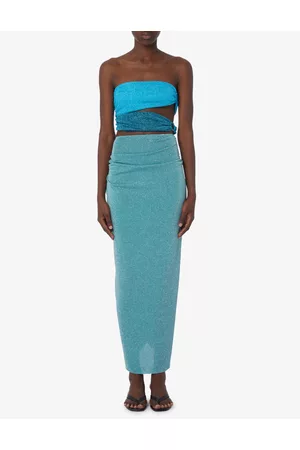 Baobab Donna Vestiti lunghi lurex - Abito copricostume lungo lurex cutout
