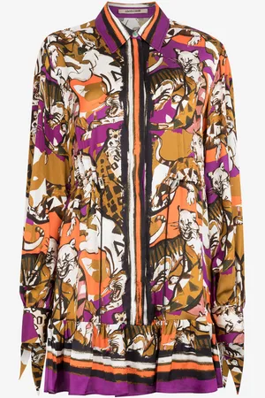 Roberto Cavalli Chemisier con stampa animalier