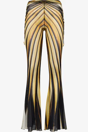 Roberto Cavalli Pantaloni Stampa Ray Of Gold