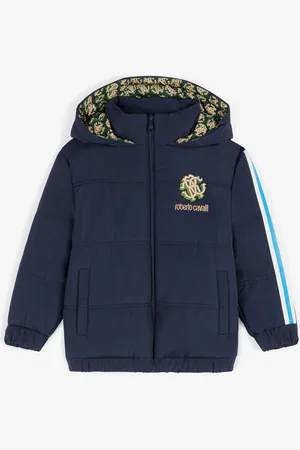 Roberto Cavalli Piumino con logo e Monogram RC