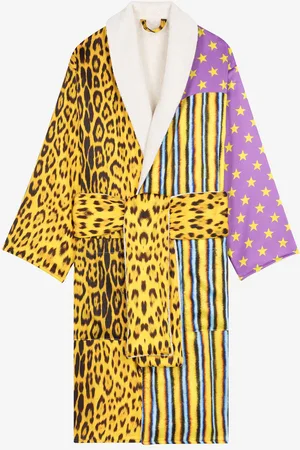 Roberto Cavalli Vestaglia con stampe patchwork