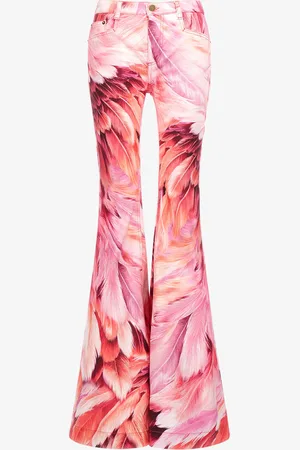 Roberto Cavalli Jeans stampa Plumage