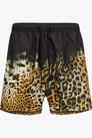 Roberto Cavalli Shorts da bagno con stampa Jaguar Skin