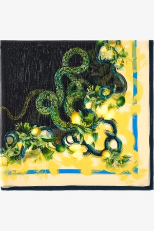 Roberto Cavalli Foulard stampa Limoni