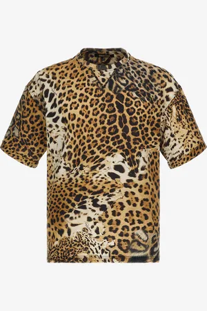 Roberto Cavalli T-shirt stampa Jaguar Skin