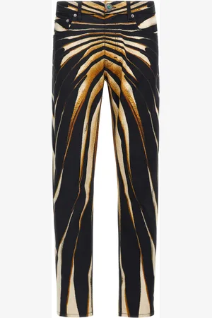 Roberto Cavalli Jeans slim stampa Ray of Gold