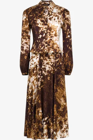 Roberto Cavalli Abito Chemisier Stampa Appaloosa