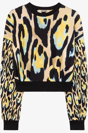 Roberto Cavalli Leopard Print Sweatshirt