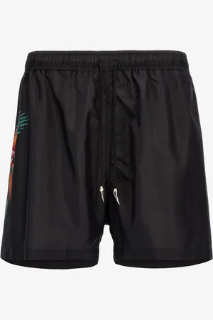 Roberto Cavalli Shorts da bagno con stampa Pappagallo