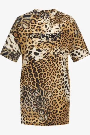Roberto Cavalli Abito stampa Jaguar Skin