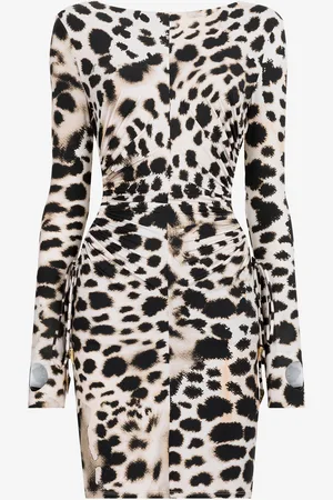 Roberto Cavalli Abito Mini Stampa Murena