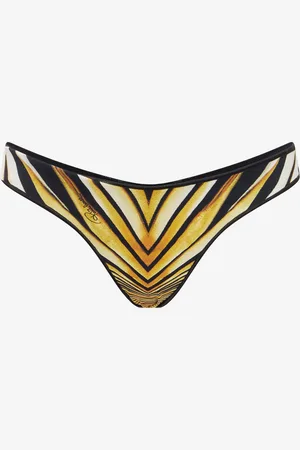 Roberto Cavalli Slip bikini stampa Ray Of Gold