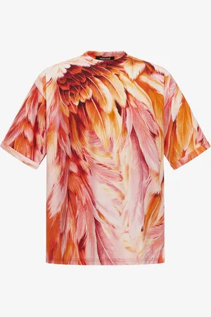 Roberto Cavalli T-shirt con stampa Plumange