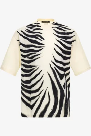 Roberto Cavalli T-shirt stampa Zebra