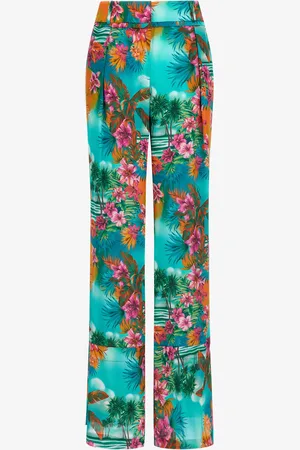 Roberto Cavalli Pantaloni stampa Hawaii