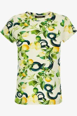 Roberto Cavalli T-shirt con stampa Limoni