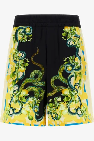 Roberto Cavalli Shorts stampa Lemon Snake