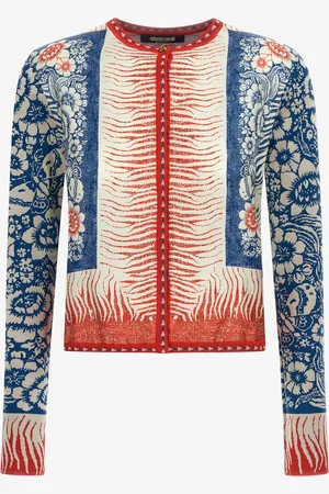 Roberto Cavalli Maglione Stampa Bandana