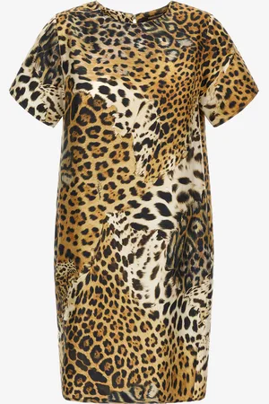 Roberto Cavalli Abito stampa Jaguar Skin
