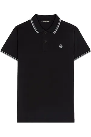 Roberto Cavalli RC Monogram-Embroidered Polo Shirt