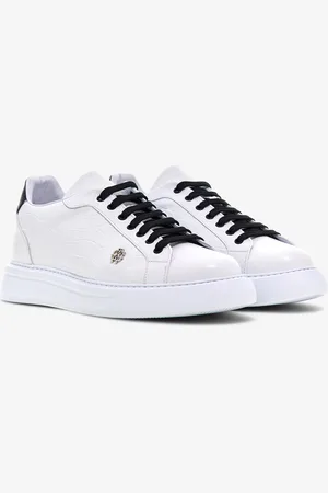 Roberto Cavalli Sneakers in pelle con logo
