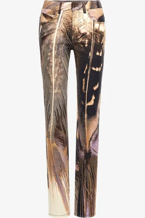 Roberto Cavalli Jeans con stampa Savage