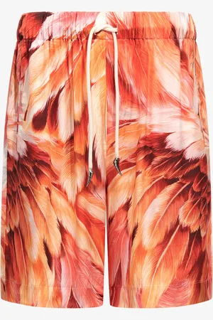 Roberto Cavalli Pantaloncini corti con stampa Plumange